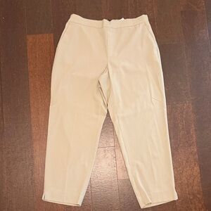 Banana Republic Women's Cream Ankle Pants